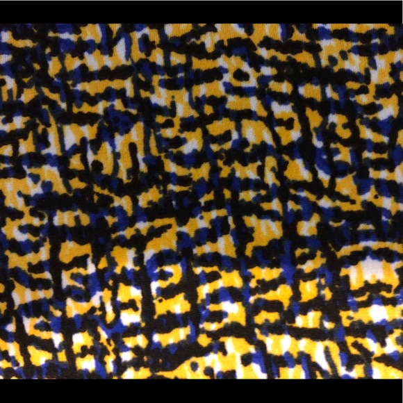 Jones Wear Stretchy Skirt Size XL Elastic Waist Flowy Unlined Midi Colorfully - Picture 3 of 8